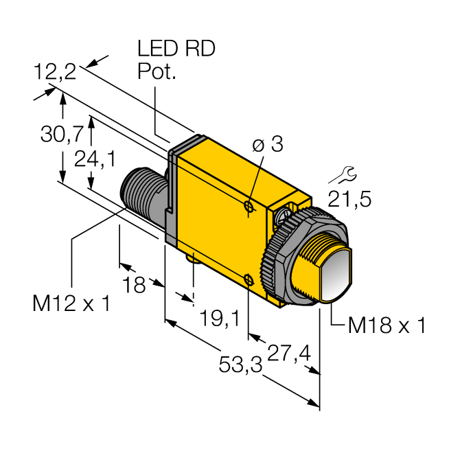 Cảm biến quang điện  MS312CV2BQD