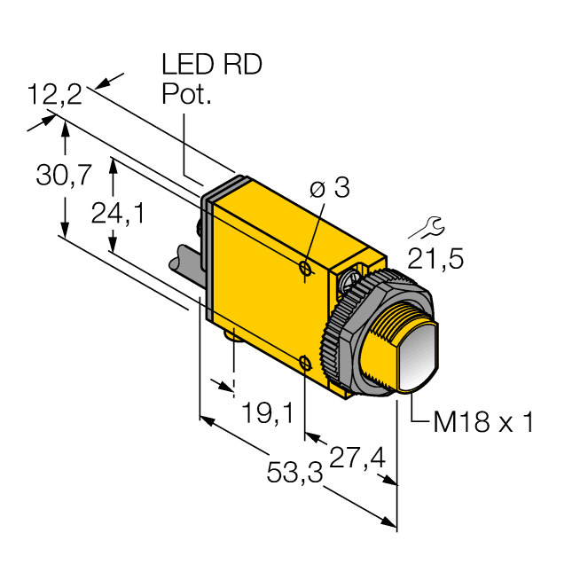 Cảm biến quang điện SM312LPQDP