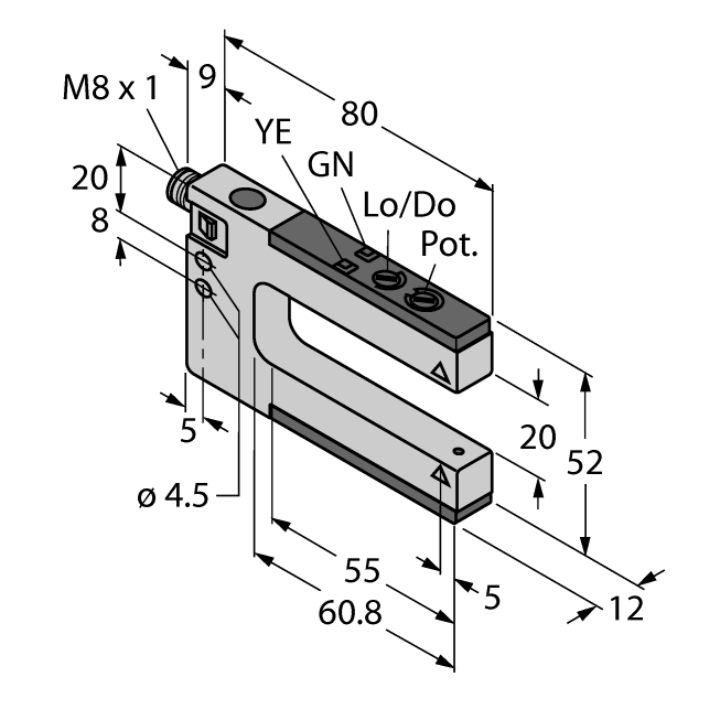 Cảm biến quang điện SLM20P6Q