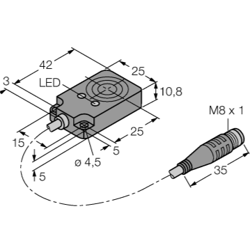 Cảm biến điện dung BC8-Q10-RN6X2-0.15-SSFP3/S90