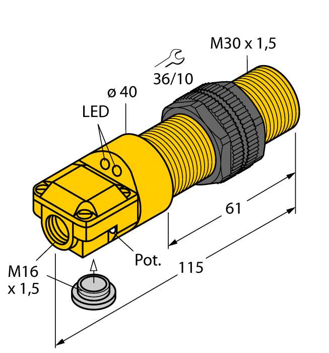 Cảm biến điện dung BC10-P30SR-VP4X2