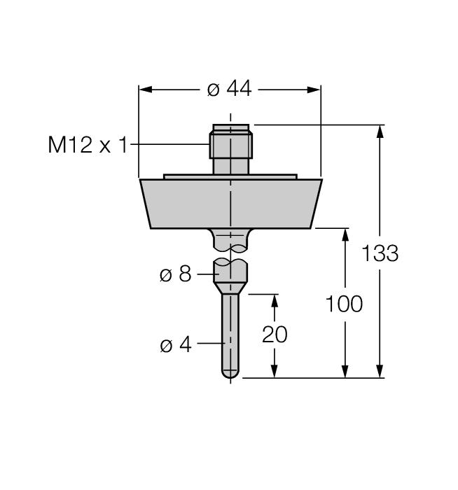 Cảm biến nhiệt độ TP-504A-DN25K-H1141-L100