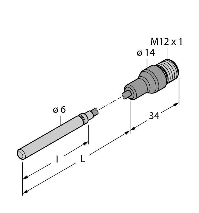 Cảm biến nhiệt độ TP-306A-CF-H1141-L2000