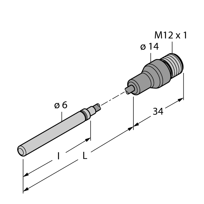 Cảm biến nhiệt độ TP-306A-CF-H1141-L1000