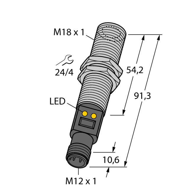 Cảm biến nhiệt độ  M18TUP8Q