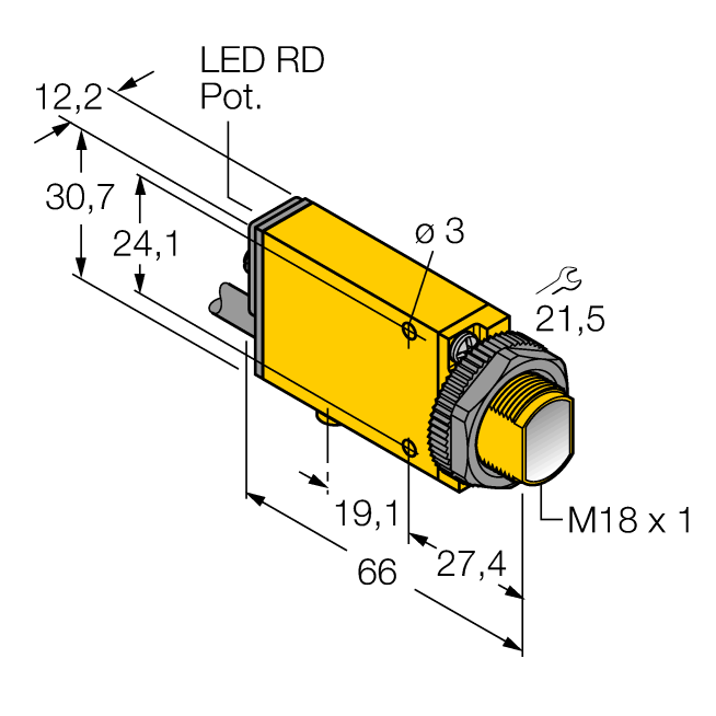Cảm biến quang điện MI9E