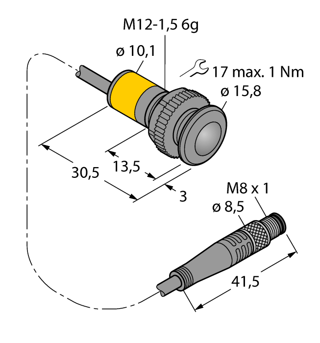 Cảm biến quang điện SB12TRPRQ3