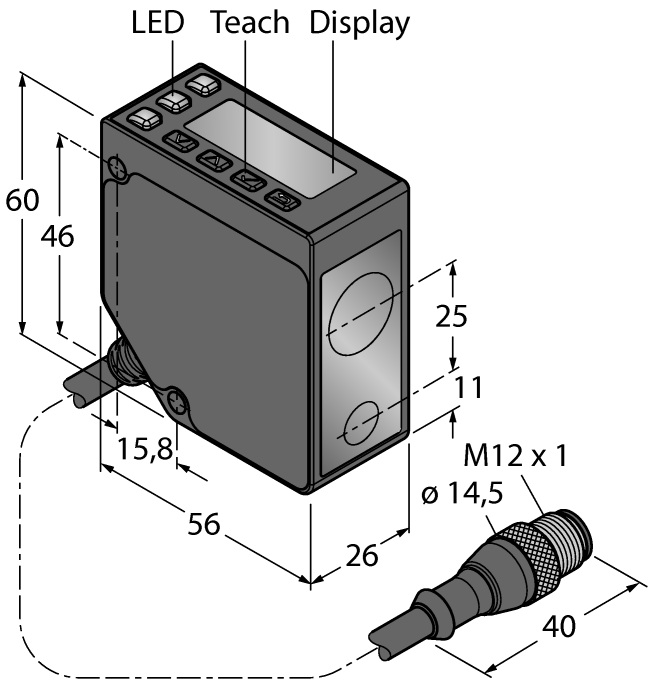 Cảm biến quang điện LE550IC1QP