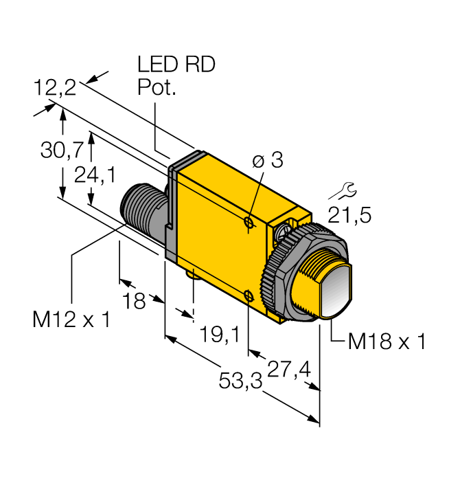 Cảm biến quang điện SM312LVAGQD