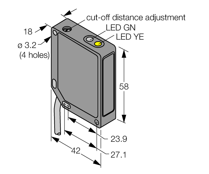Cảm biến quang điện QMT42VN6AFV400