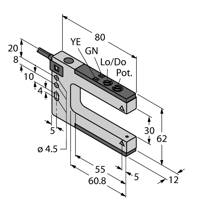 Cảm biến quang điện SLM30B6