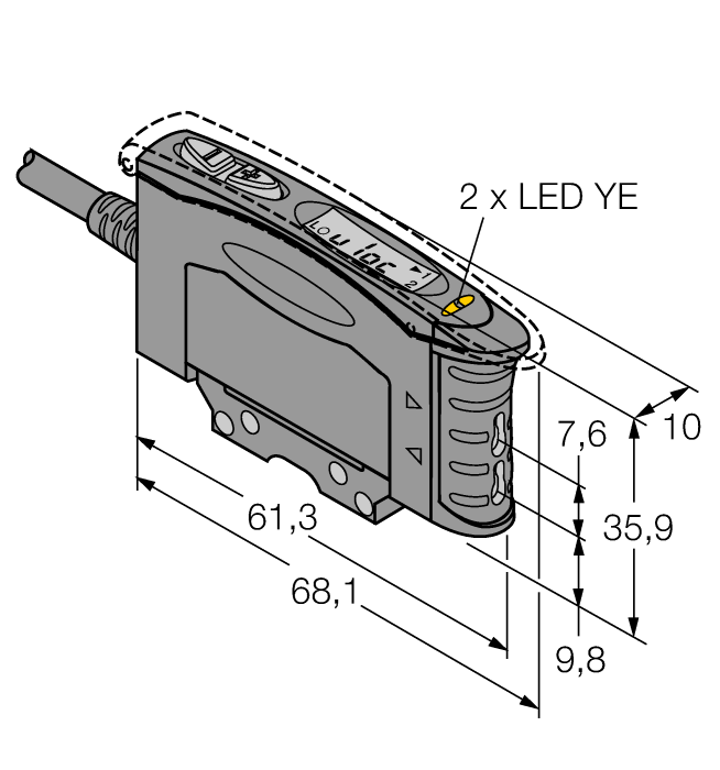 Cảm biến quang điện D10UPFP