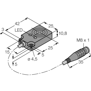 Cảm biến điện dung BC8-Q10-RN6X2-0.15-SSFP3/S90