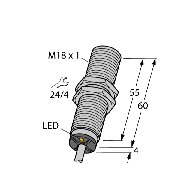 Cảm biến tiệm cận điện cảm BI5-M18-ADZ3X 12M