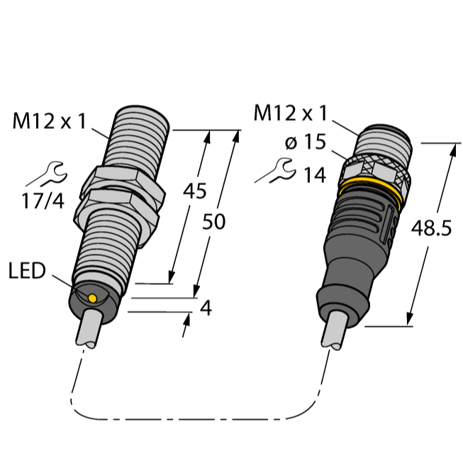 Cảm biến tiệm cận điện cảm BI3-M12-AD6X-0.3-RS4.23