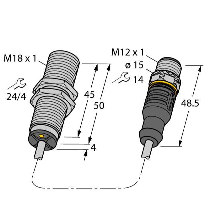 Cảm biến tiệm cận điện cảm BI7-M18-AD6X-0.3-RS4.23