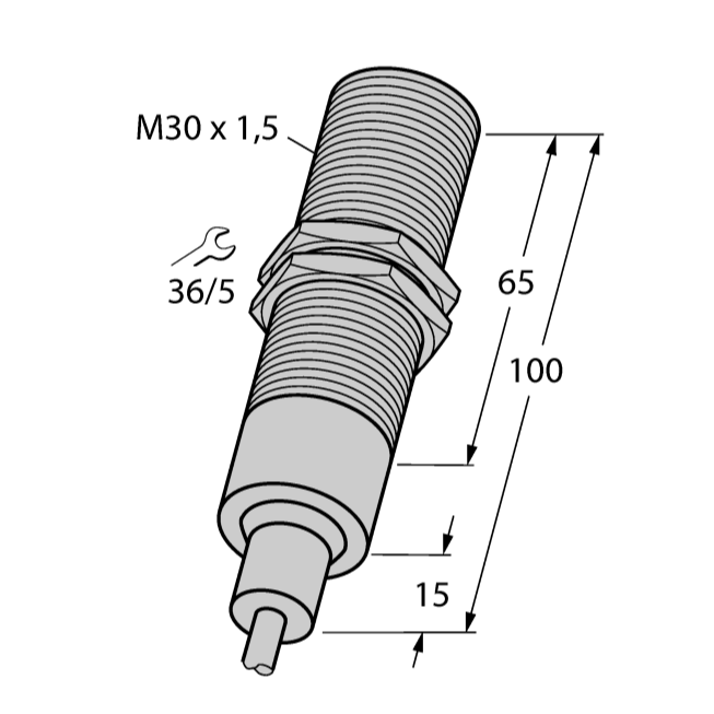 Cảm biến tiệm cận điện cảm chịu nhiệt độ cao BI10-EM30-AP6/S907
