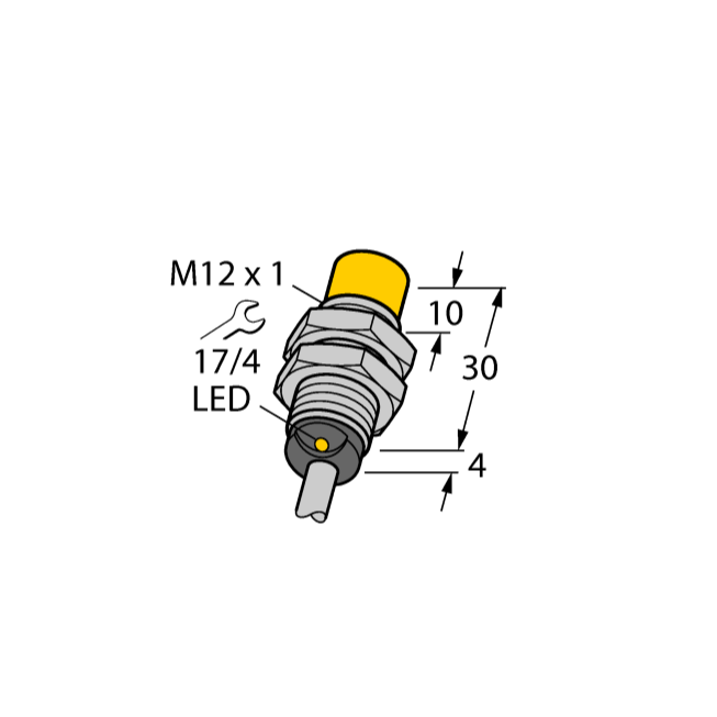 Cảm biếm tiệm cận điện cảm chống nổ và chịu nhiệt NI5-EG12-Y1X/S100 7M