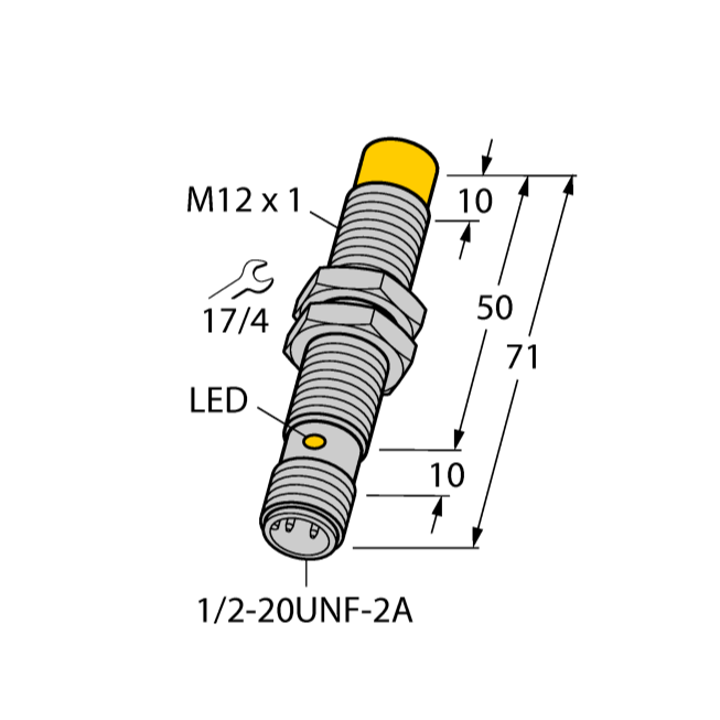 Cảm biến tiệm cận điện cảm nguồn đa năng AC/DC NI8U-G12-ADZ32X-B3131