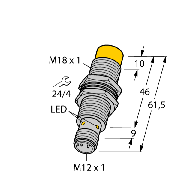 Cảm biến tiệm cận điện cảm hiệu suất cao NI15U-M18M-VP6X-H1141