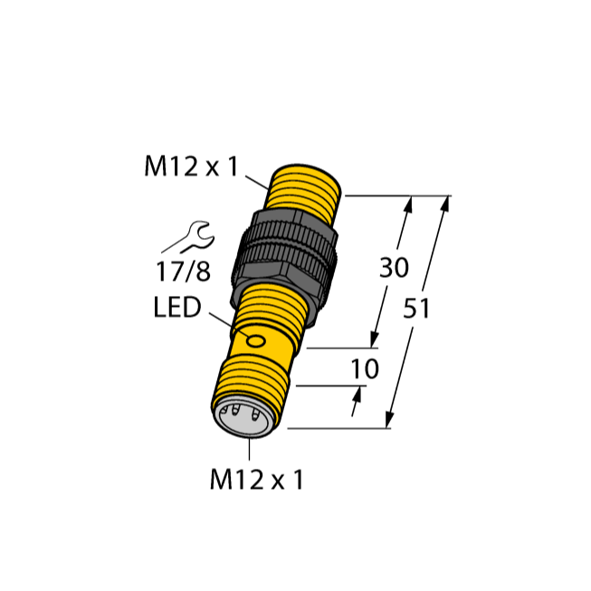 Cảm biến tiệm cận điện cảm thân nhựa cao cấp NI4-S12-AP6X-H1141