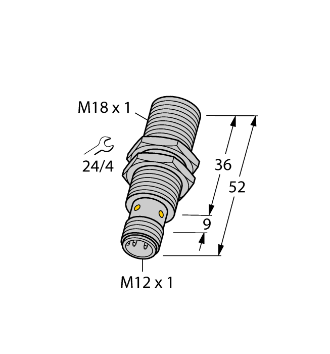 Cảm biến tiệm cận điện cảm ngành thực phẩm và dược phẩm BI8U-EM18WD-VP6X-H1141