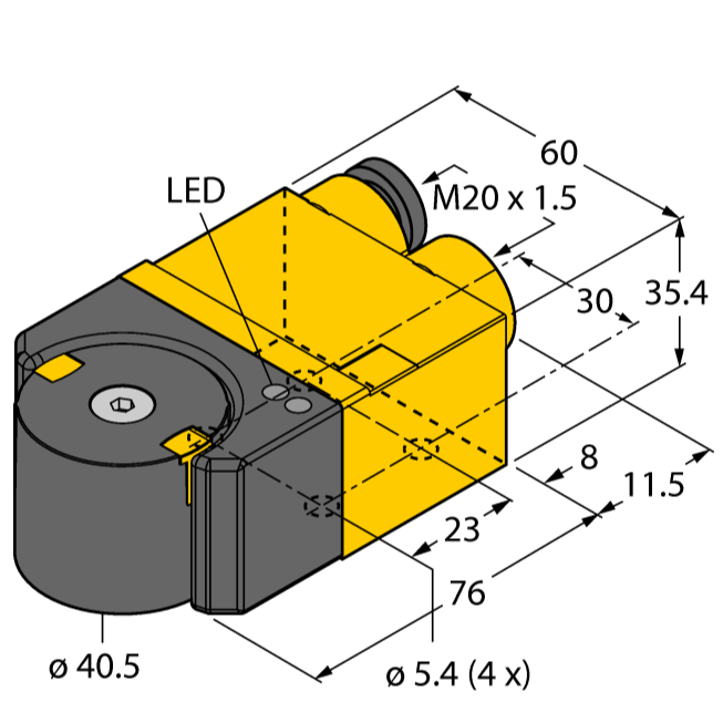 Cảm biến góc cảm ứng RI360P1-DSU35TC-ELI-EXI