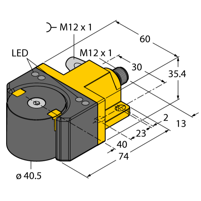 Cảm biến góc cảm ứng RI360P1-DSU35-CNX4-2H1650