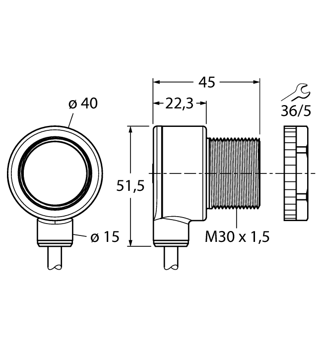 Radar Sensor  T30R-1515-KIQP