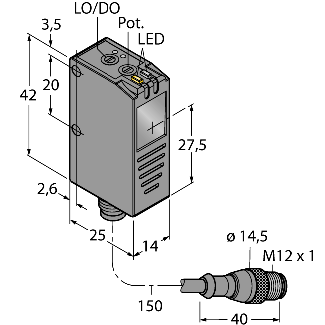 Cảm biến quang điện Q26NLUMQ5