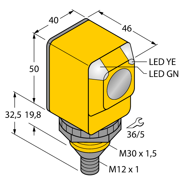 Cảm biến quang điện Q40AW3FF600Q1
