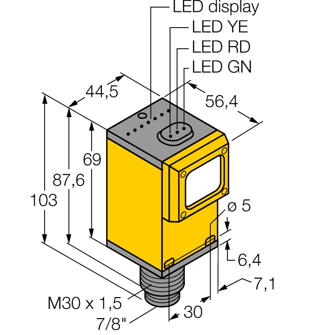 Cảm biến quang điện Q45BW13DLQ