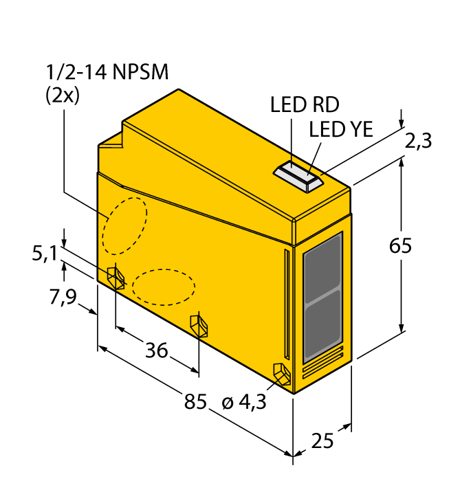 Cảm biến quang điện Q85BB62DL-T9-B