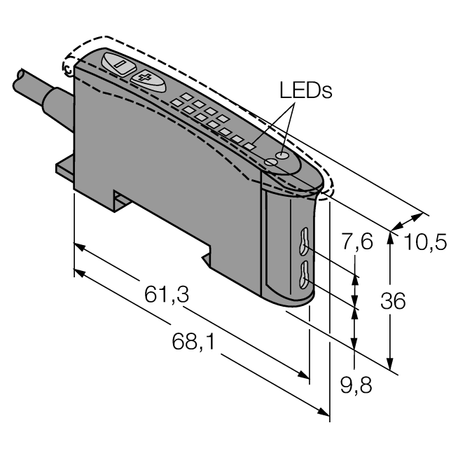 Cảm biến quang điện D10BFP