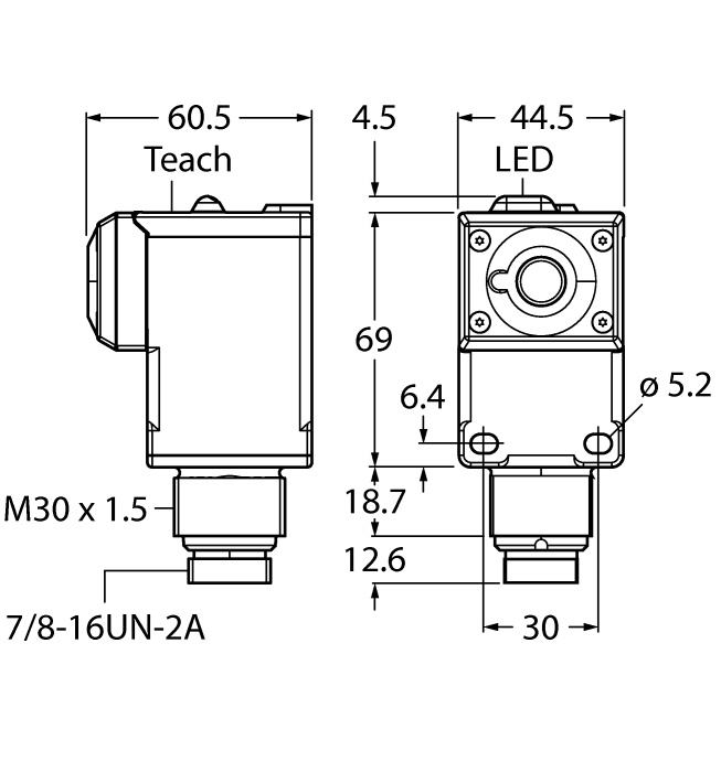 Cảm biến siêu âm Q45UBB63BCQ