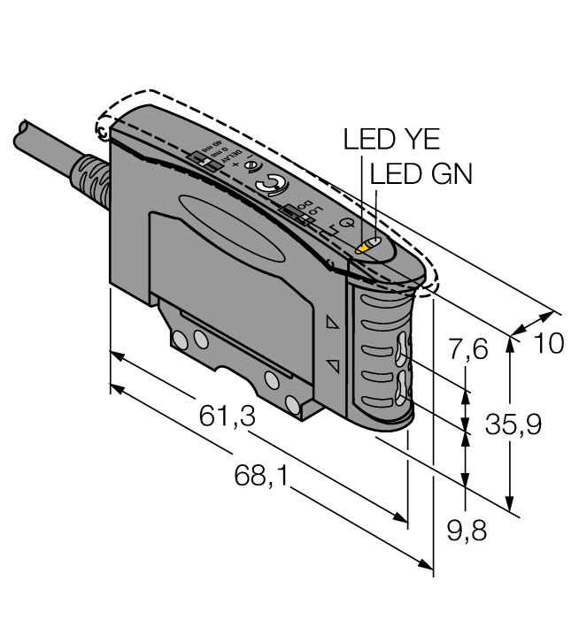 Cảm biến quang điện D10AFPG