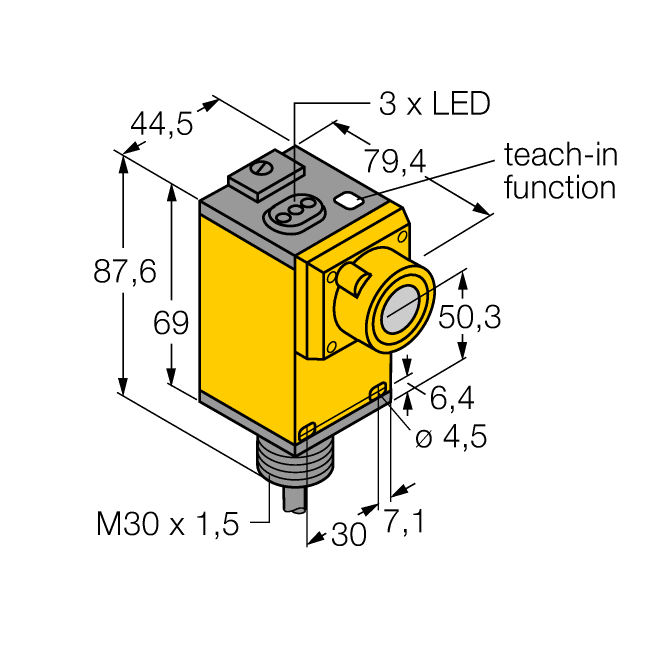 Cảm biến siêu âm Q45ULIU64BCR