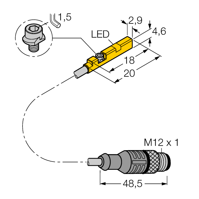 Cảm biến từ trường BIM-UNR-AP6X-0.3-RS4