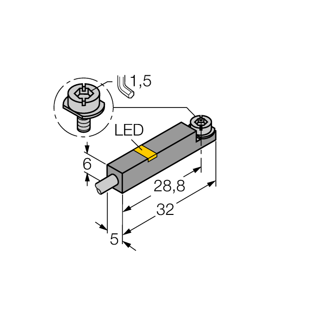 Cảm biến từ trường BIM-INT-Y1X