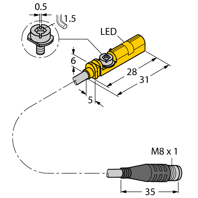 Cảm biến từ trường BIM-UNT-AP6X-0.3-PSG3S/S1139