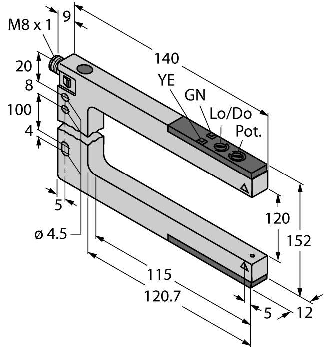 Cảm biến quang điện SLM120N6Q