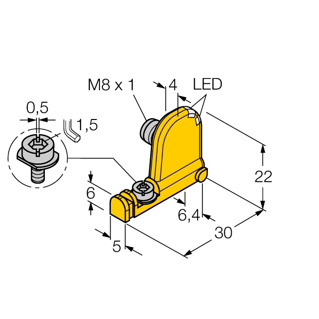 Cảm biến từ trường BIM-UNT-AP6X2-V1131