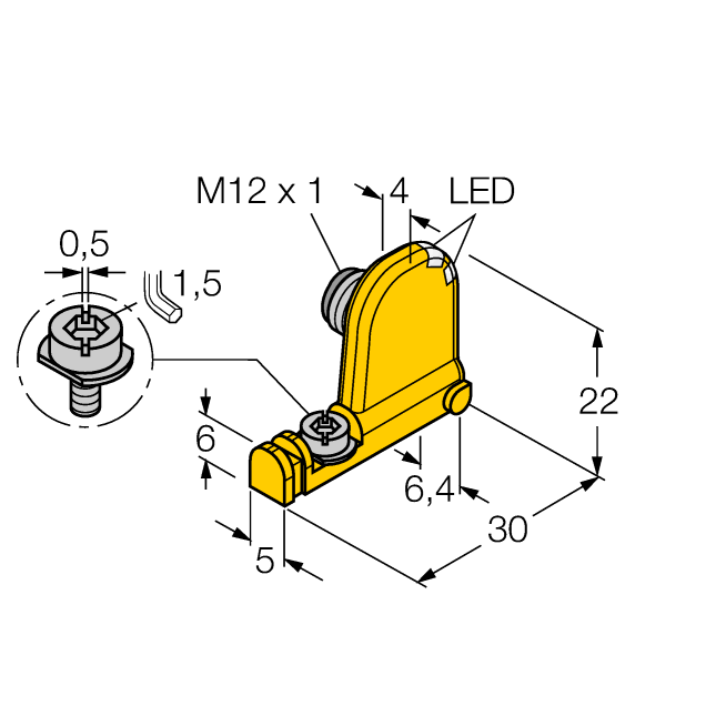 Cảm biến từ trường BIM-UNT-AP6X2-H1141