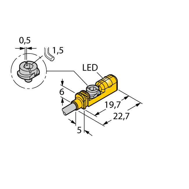Cảm biến từ trường BIM-UNTK-AP7X