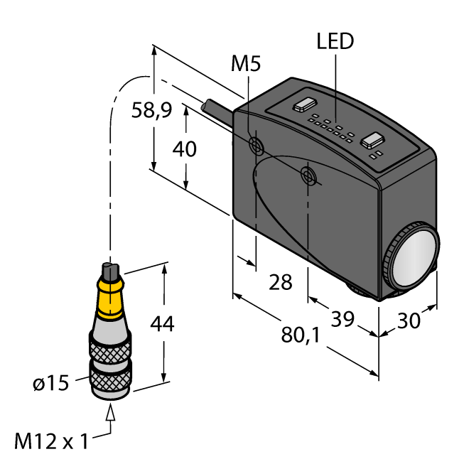 Cảm biến quang điện R58ECRGB2Q