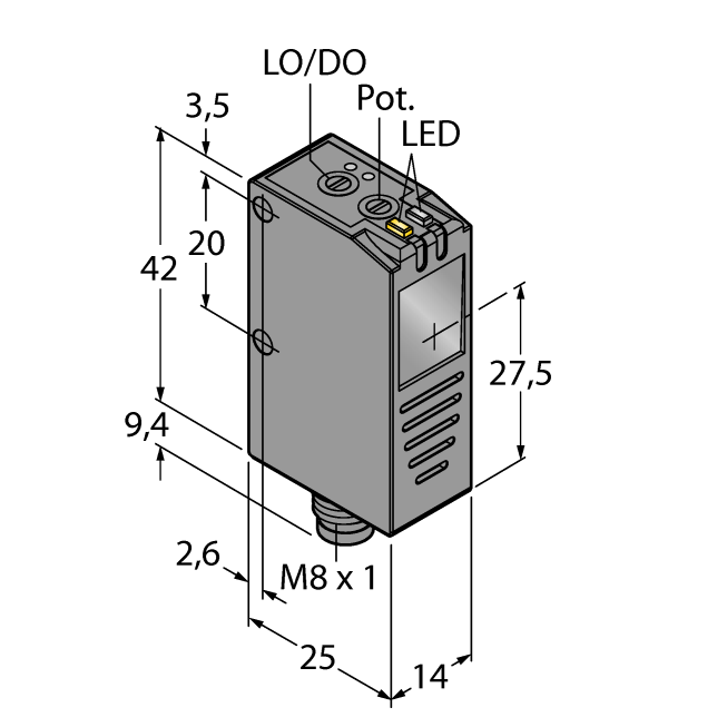 Cảm biến quang điện Q26NXLPQ7