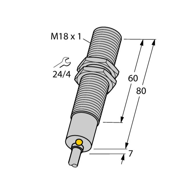 Cảm biến tiệm cận điện cảm chịu nhiệt độ cao BI5-M18-AP6X/S120