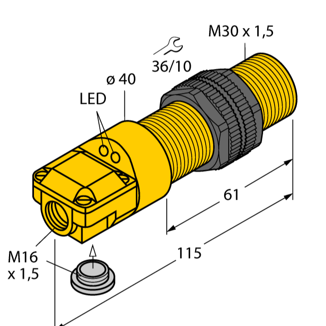 Cảm biến tiệm cận AC/DC đa năng BI10-P30SR-FZ3X2