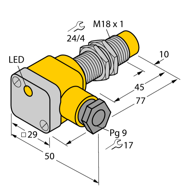 Cảm biến tiệm cận điện cảm NI10-G18SK-AP6X