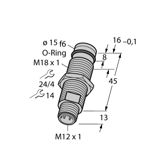 Cảm biến tiệm cận điện cảm chịu áp suất cao BID2-G180-AP6-H1141/S212